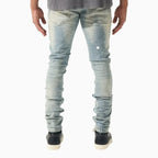 Pantalón vaquero ajustado de franquicia para hombre