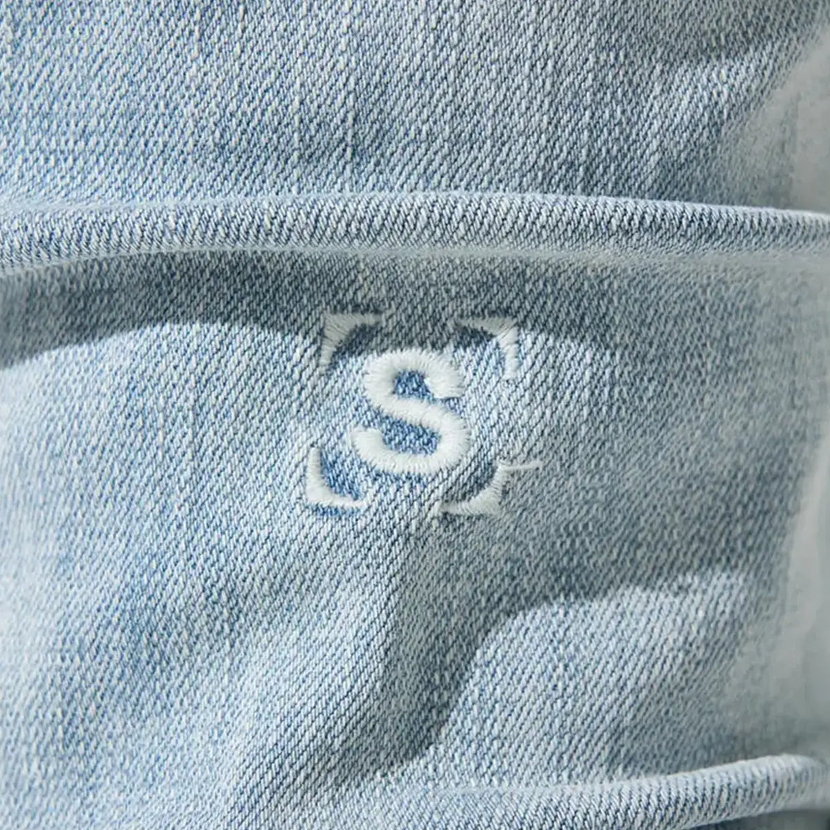 Men's Ice Skinny Denim Jeans Pant