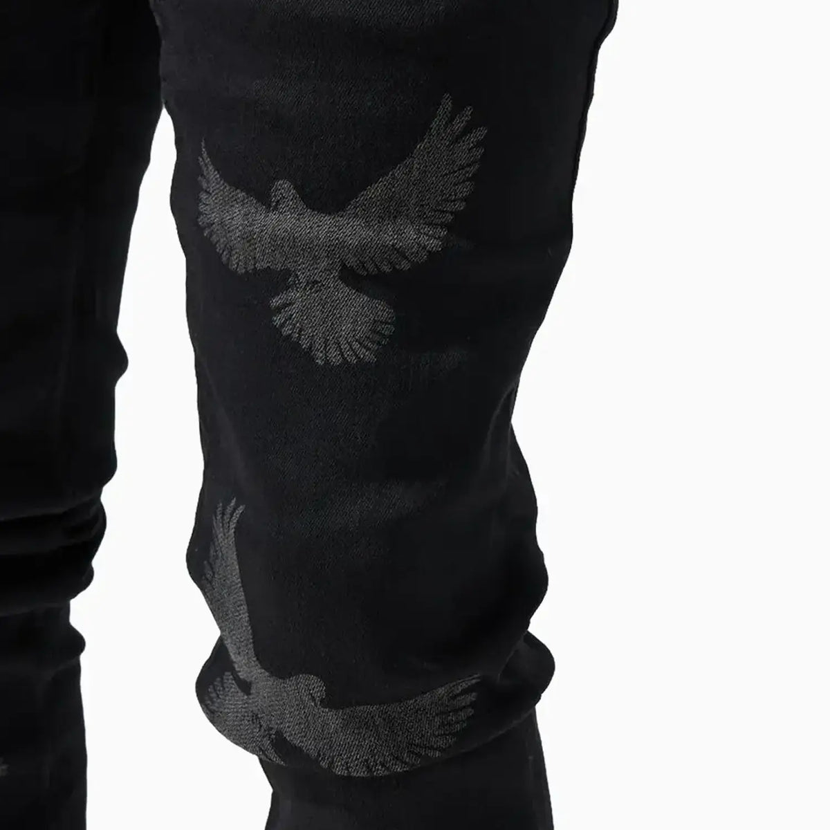 Men's Peace Black Jean Pant