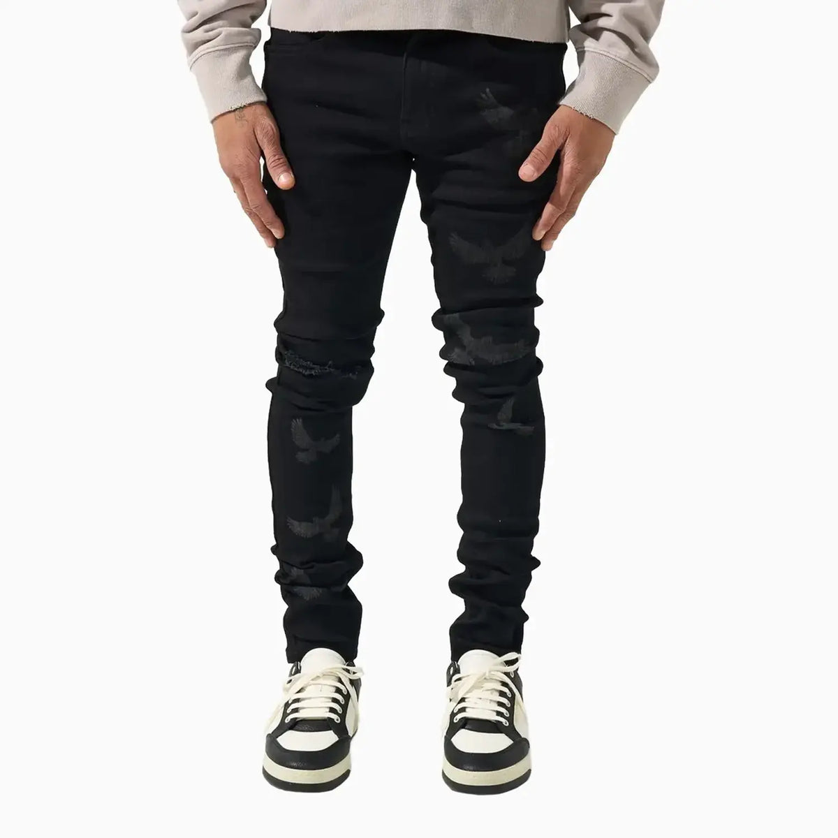 Men's Peace Black Jean Pant