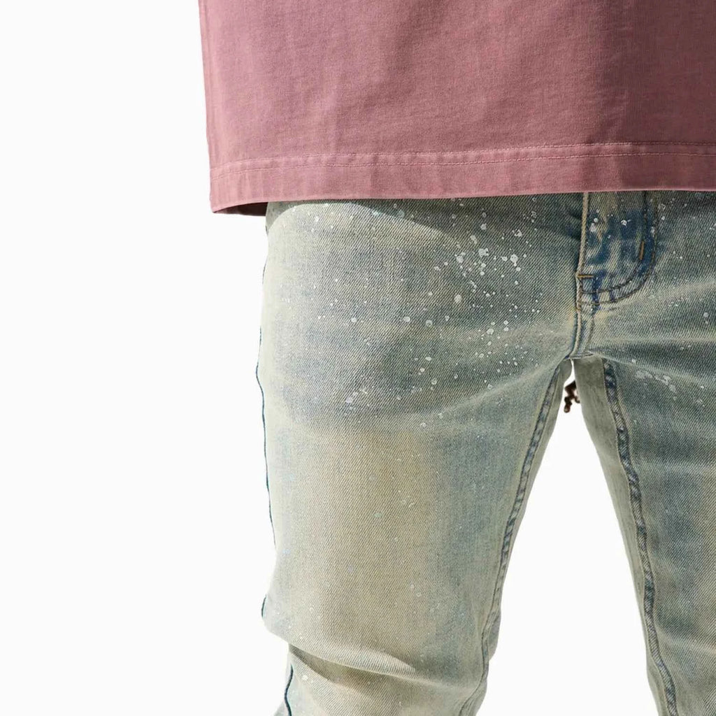 Jean en denim perlé pour homme