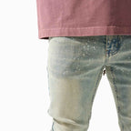 Jean en denim perlé pour homme