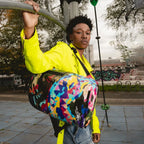 Sac à dos camouflage avec motif "Sliced And Diced"