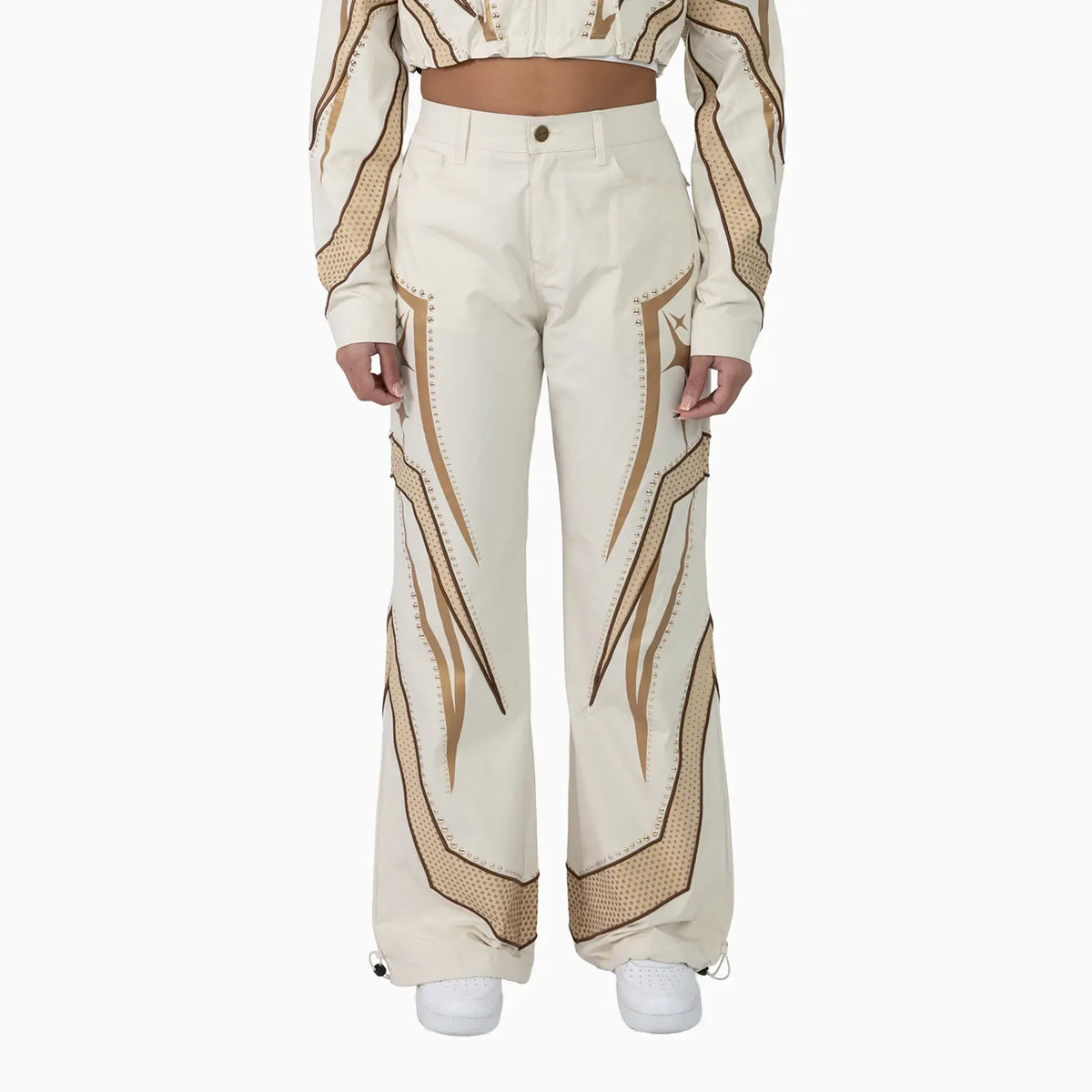 Women¡¯s Oatmeal Cropped Tracksuit