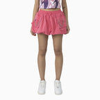 Women's Fitted Rhinestone Cropped T-Shirt and Skirt Outfit