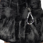 Jupe bouffante taille haute pour femme
