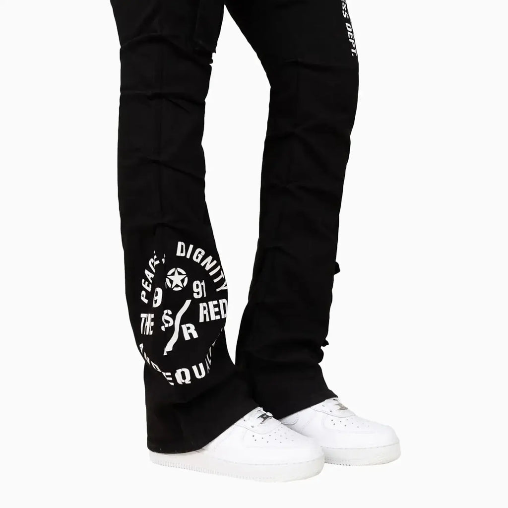 Pantalon imprimé taille haute pour femme