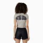 Women's Laser Printed Mid Rise Shorts and T-Shirt Outfit