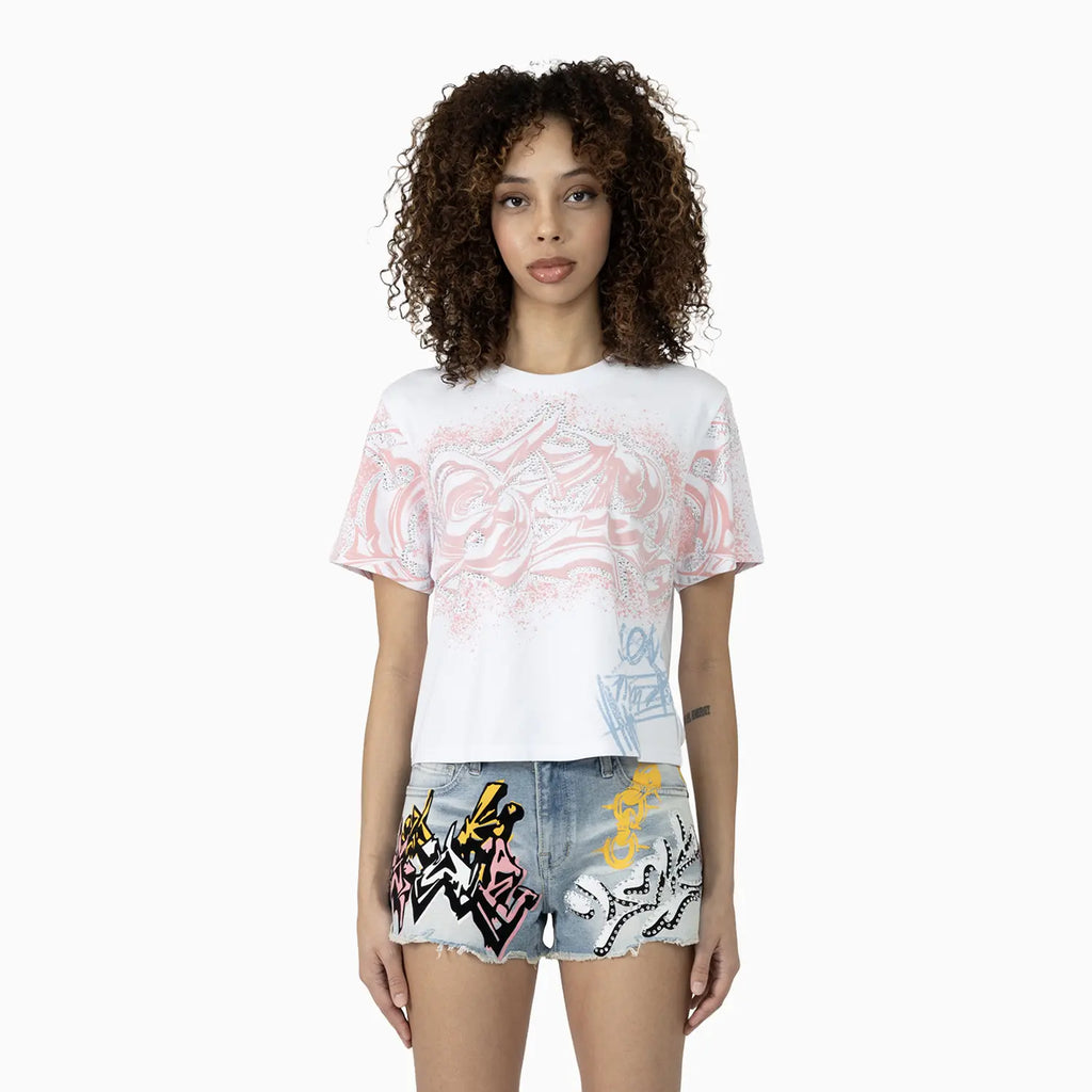 T-shirt graphique classique femme