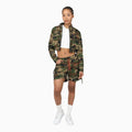Women's Utility Nylon Printed Outfit
