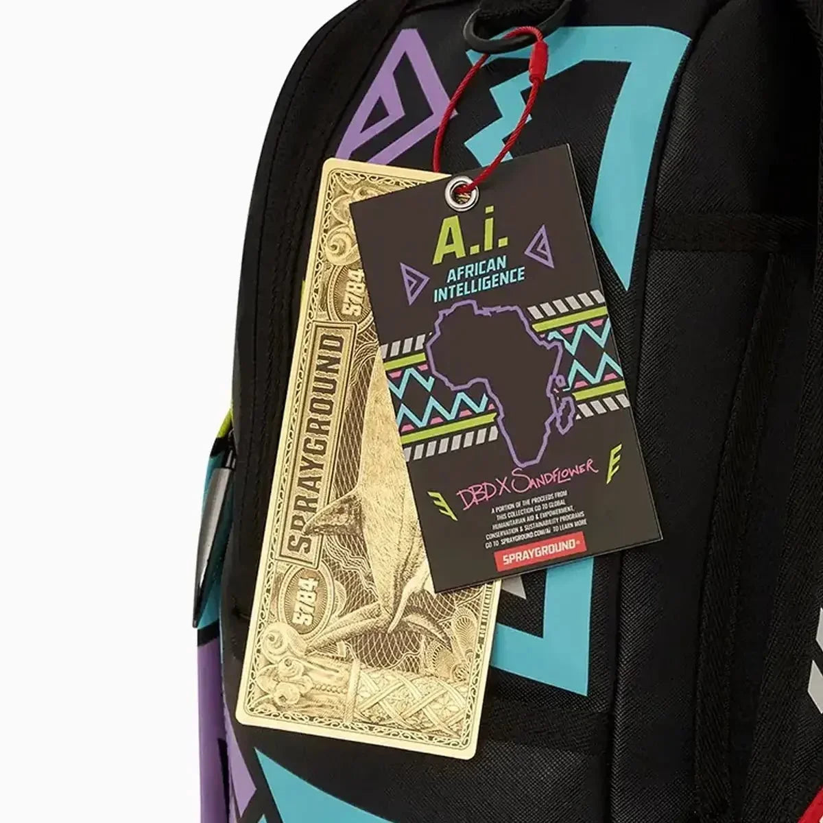 A.I Path To The Future III Backpack Sandflower Collab (Phosphorescent)