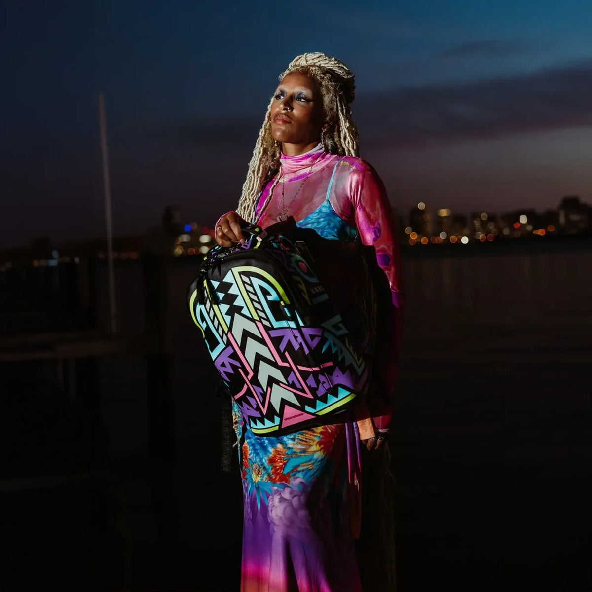 A.I Path To The Future III Backpack Sandflower Collab (Phosphorescent)
