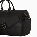 Black Puffer Check Duffle