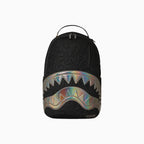 Black Quilted Irridescent DLXSV Backpack