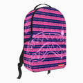 Exit Pink Stripe Backpack