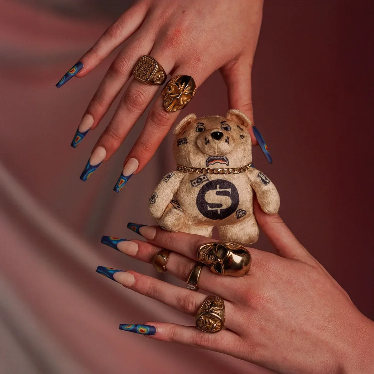 Goldrush Bear Keychain