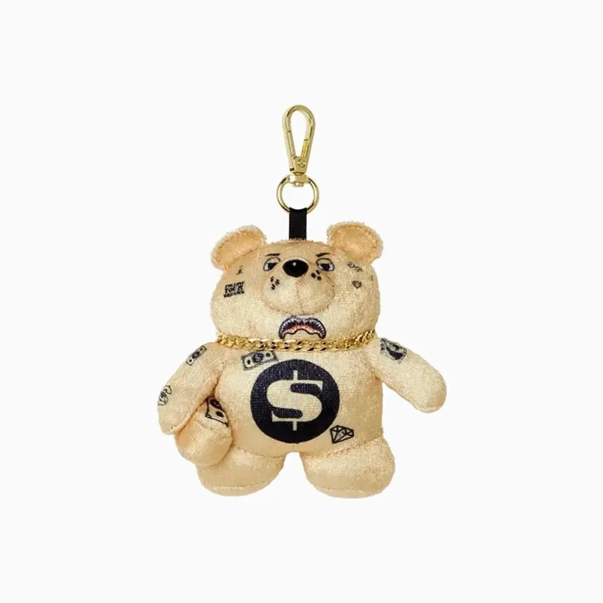 Goldrush Bear Keychain