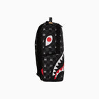 Gray Peeking Character Check Backpack
