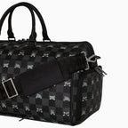 Gray Peeking Character Check Duffle