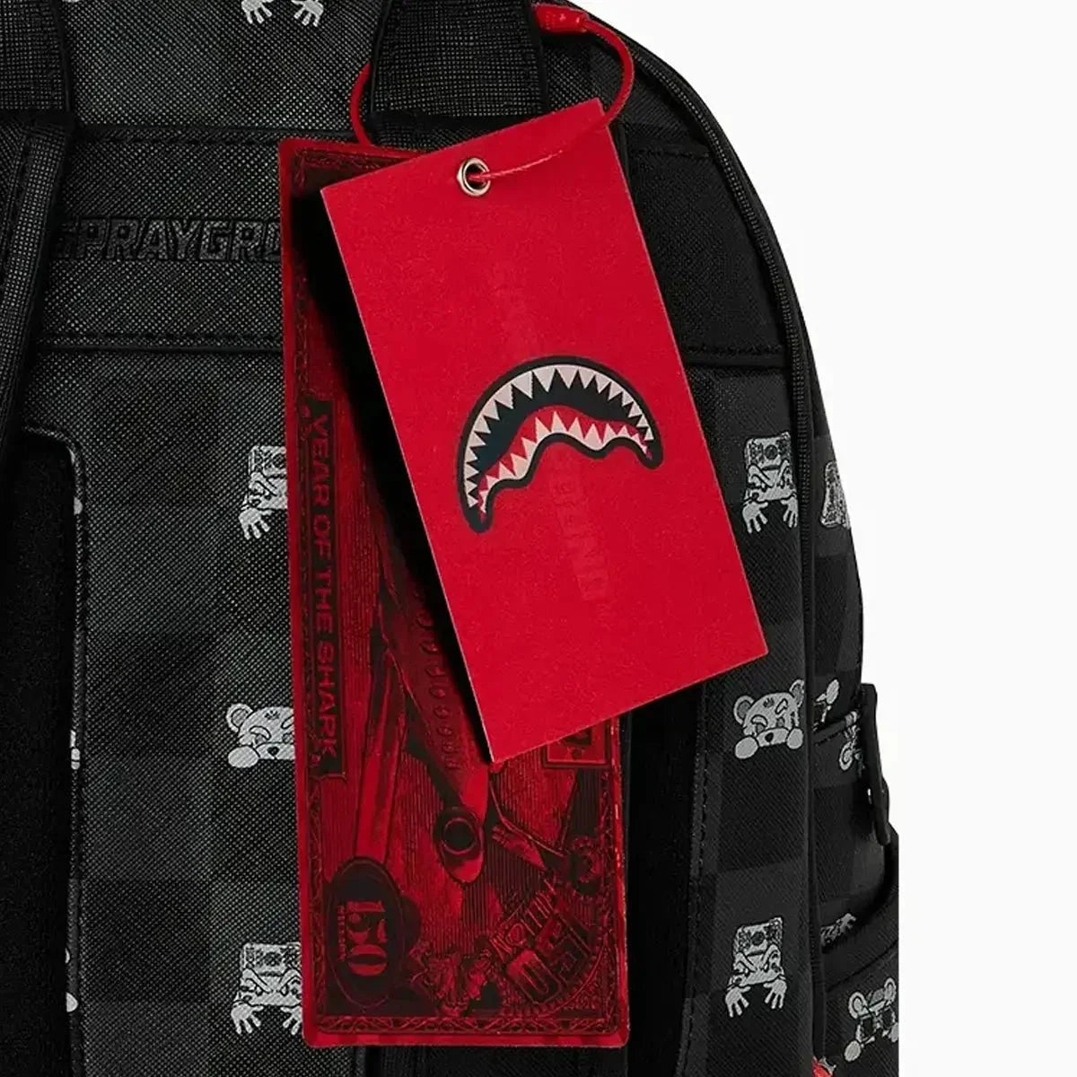 Gray Peeking Character Check Savage Backpack