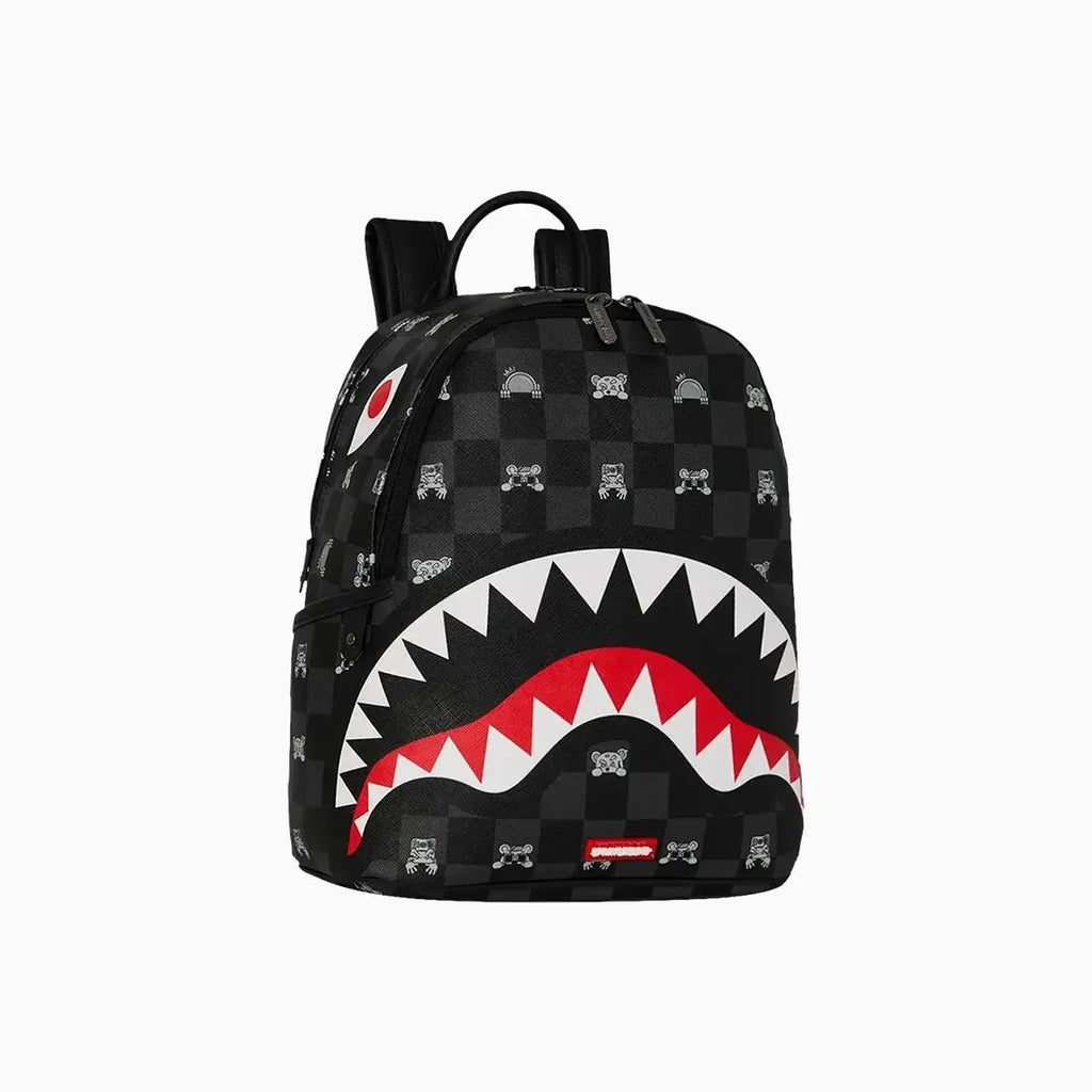 Gray Peeking Character Check Savage Backpack