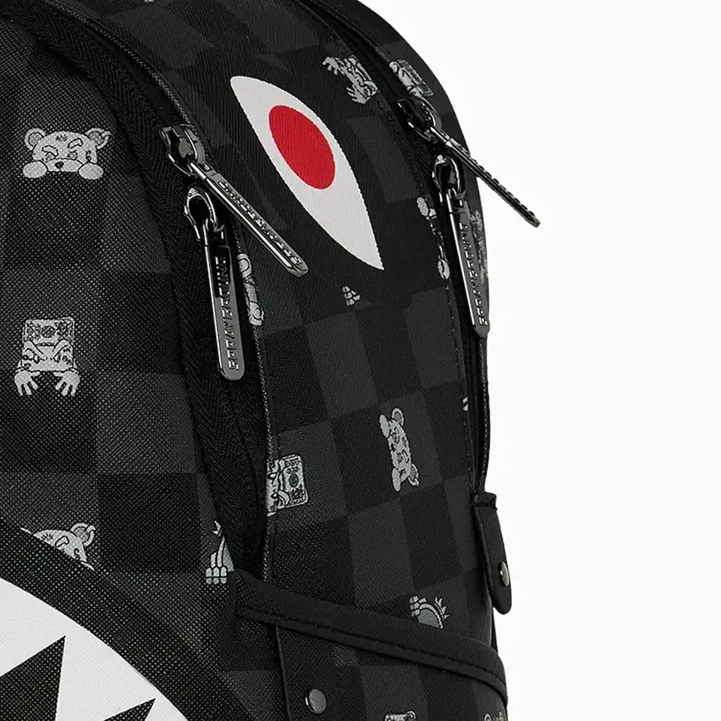 Gray Peeking Character Check Savage Backpack