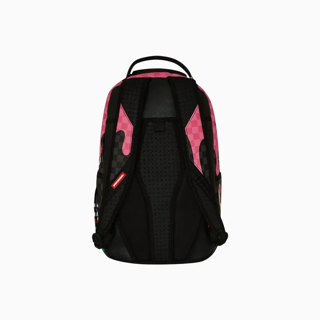 Mochila de viaje con doble fondo "Felizmente Hambriento"