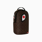 One Eye Brown Check Backpack