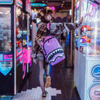 Pink And Black Drip Check Dlxsv Backpack