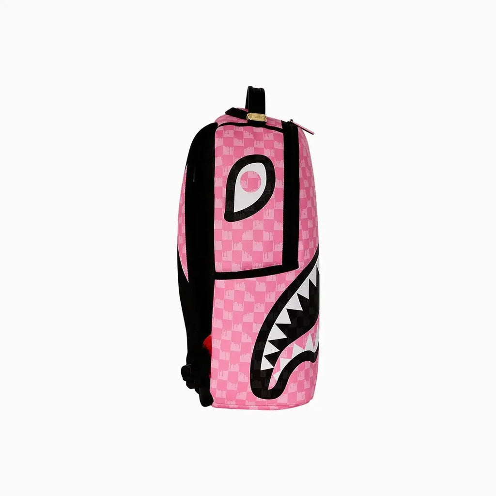 Pink And Black Drip Check Dlxsv Backpack