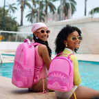 Pink Ghost Drip Mini Backpack