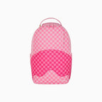 Pink Sharks In Paris Patch Backpack