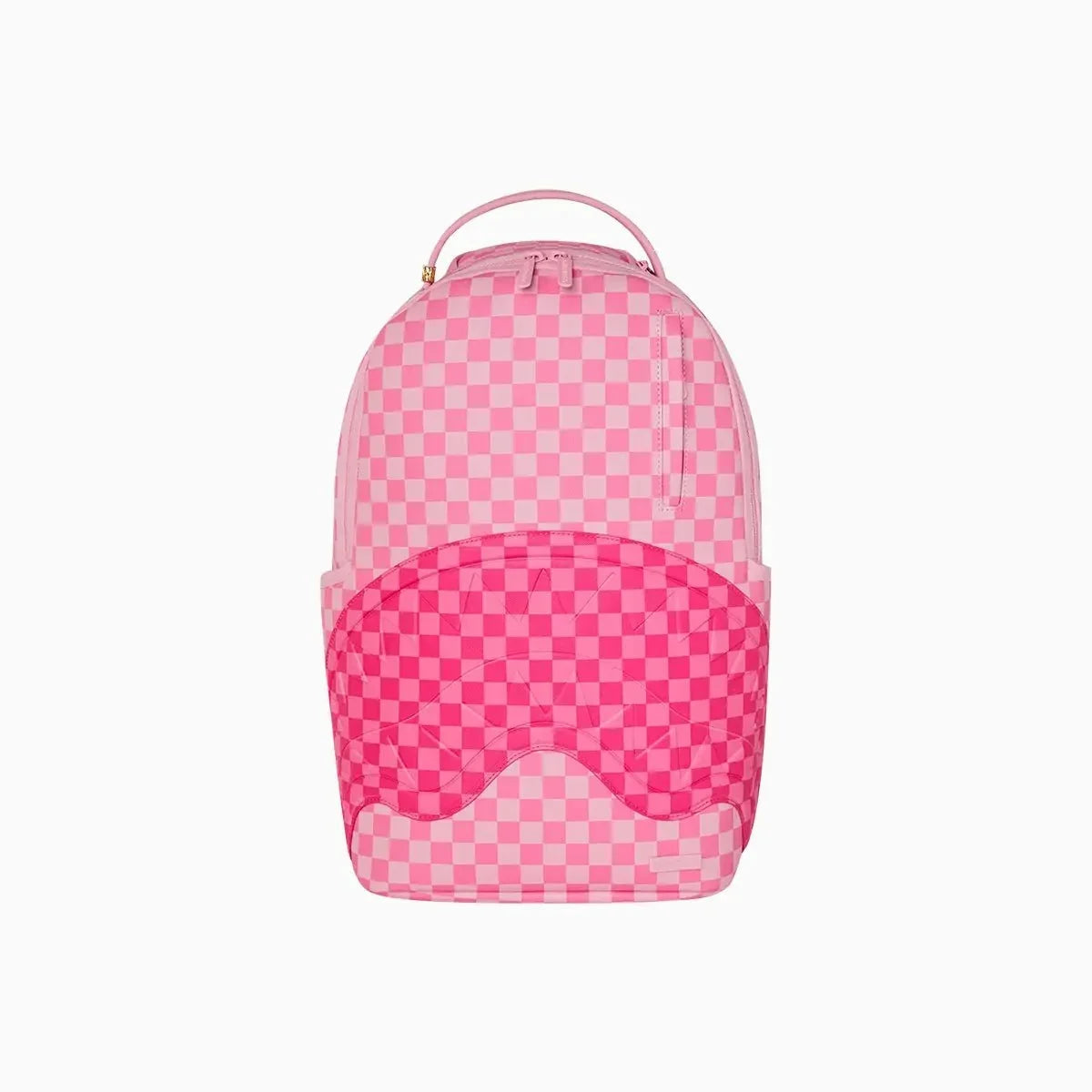 Pink Sharks In Paris Patch Backpack