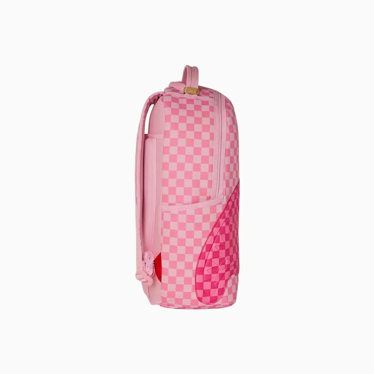 Pink Sharks In Paris Patch Backpack