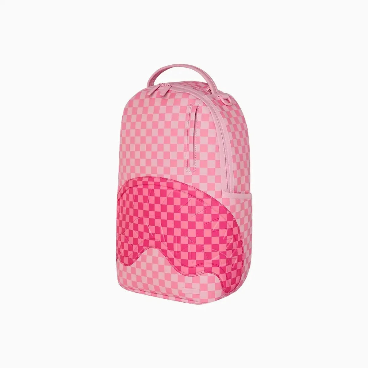 Pink Sharks In Paris Patch Backpack