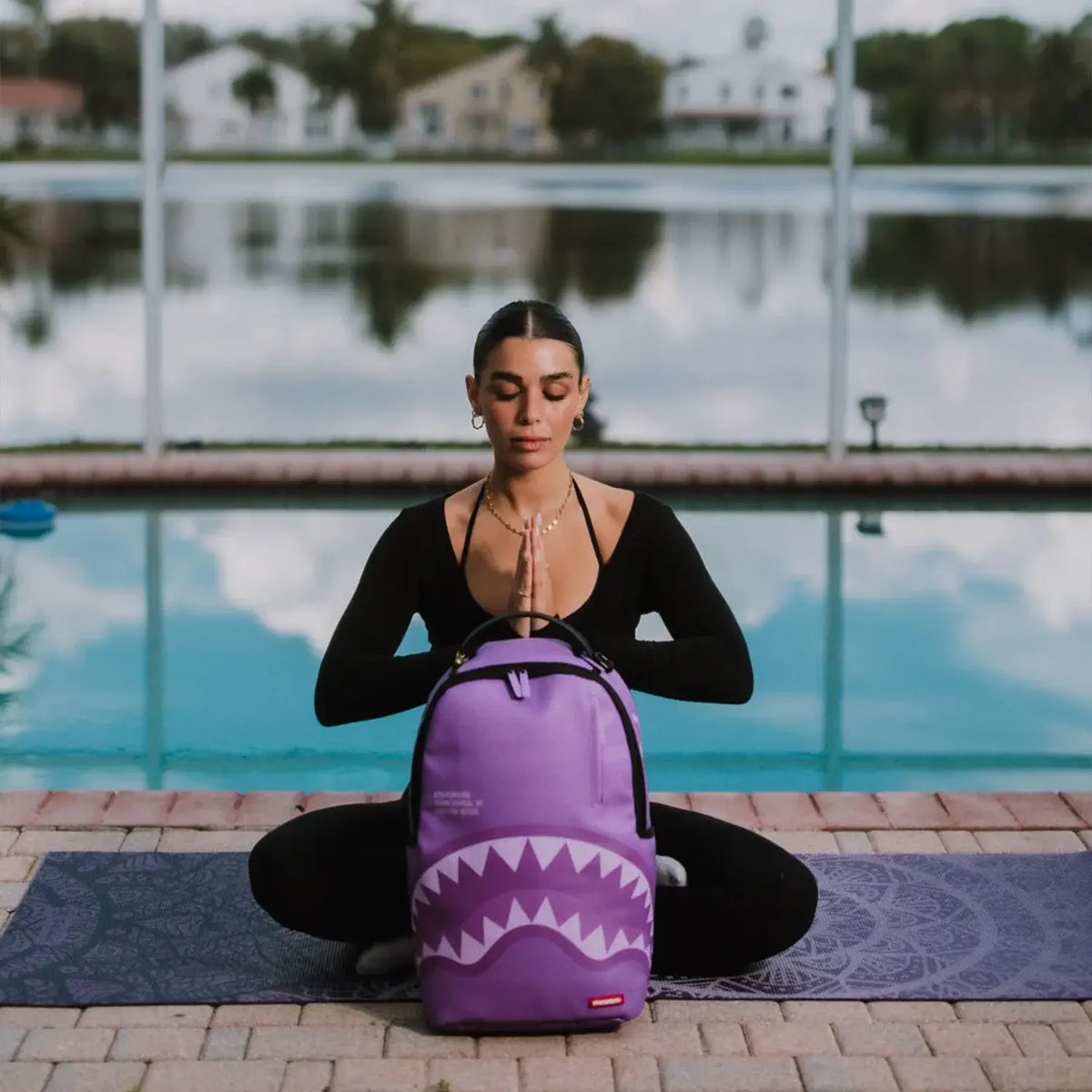 Mochila Purple Shark Central Dlxvs
