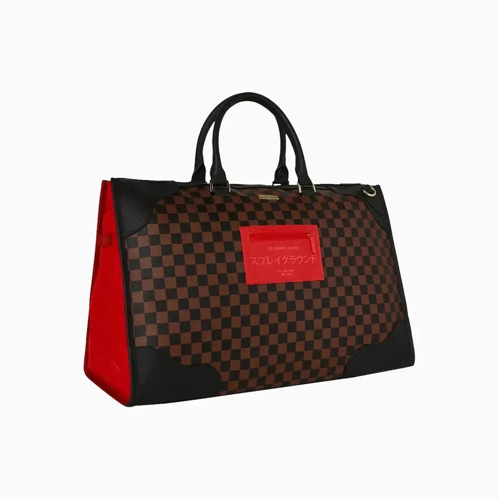 Red Redemption Pyramid Duffle