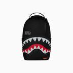 Shark Central Black Embroidered Shark Backpack