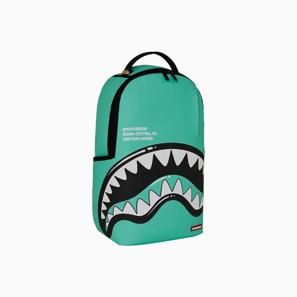 Mochila Turquesa Burbuja Tiburón Central