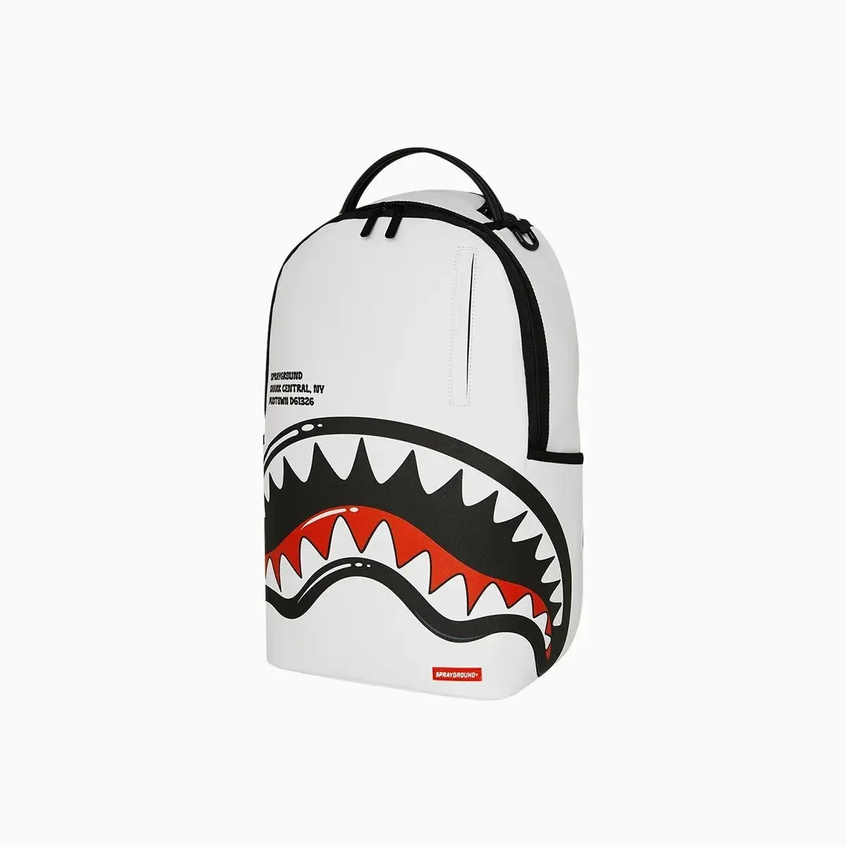 Mochila blanca Tiburón Burbujeante Shark Central