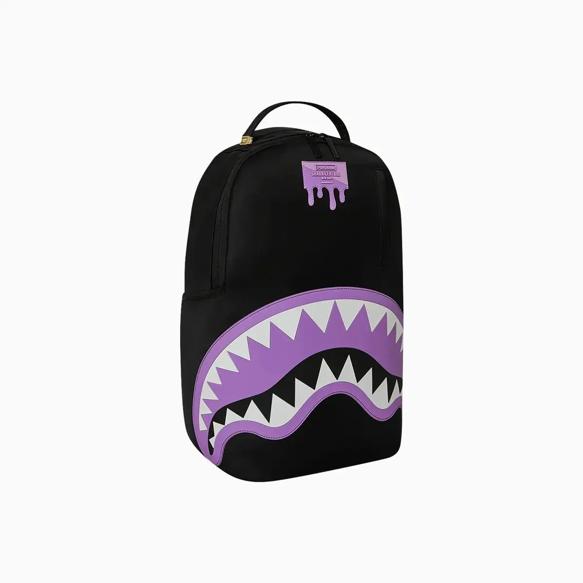 Mochila Morada con Pasaporte de Tiburón
