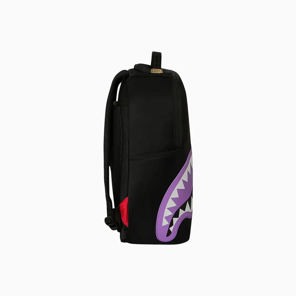 Mochila Morada con Pasaporte de Tiburón