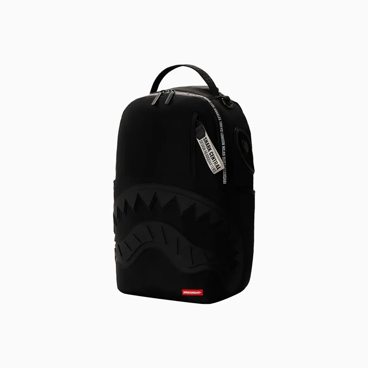 Mochila con cremallera estampada Shark Central