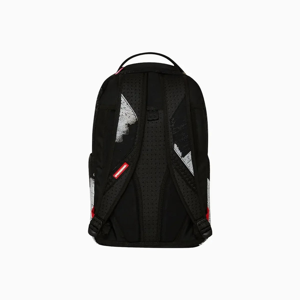 Sac à dos en coton de luxe peint, Sorbet requin