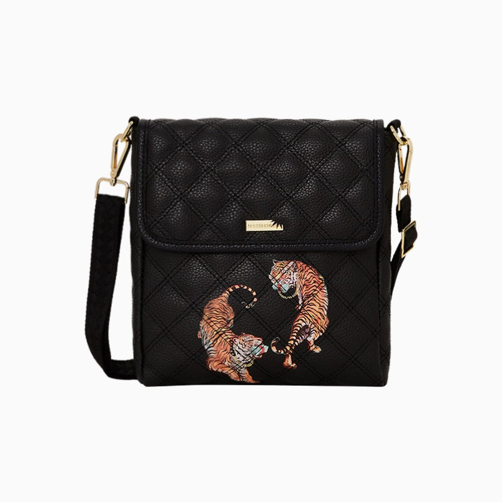 Sac bandoulière messager pour femme Money Tigers