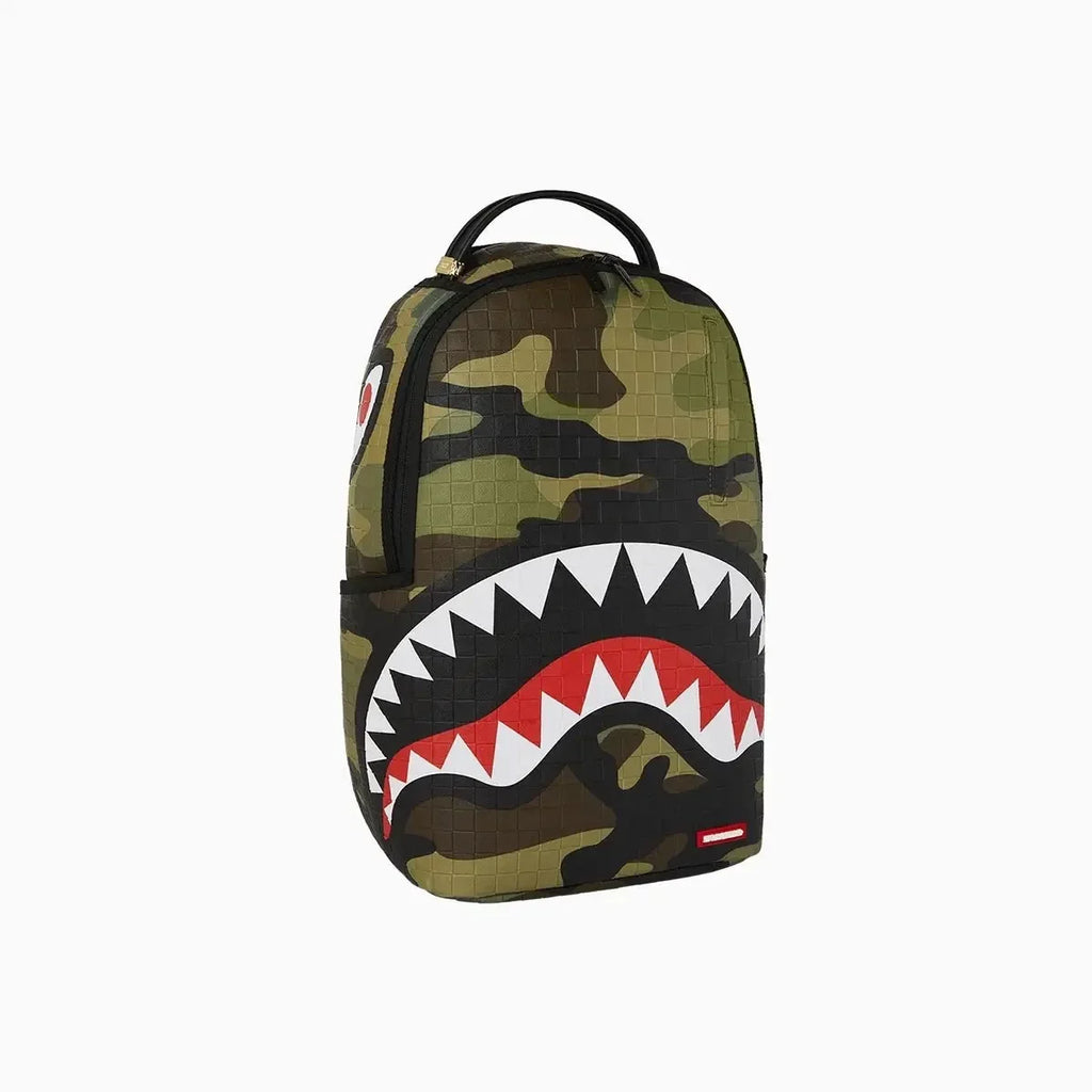 Woodland Camo Check Backpack