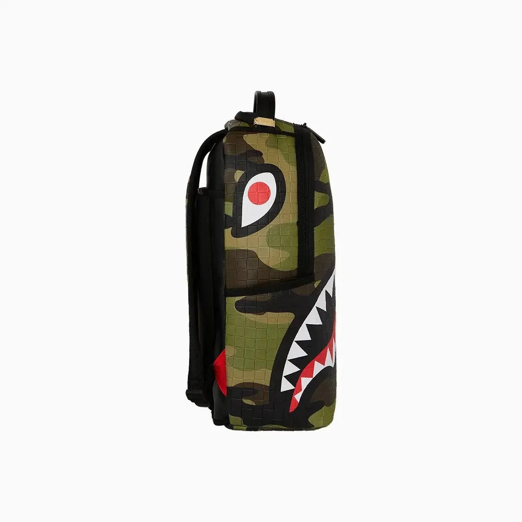 Woodland Camo Check Backpack