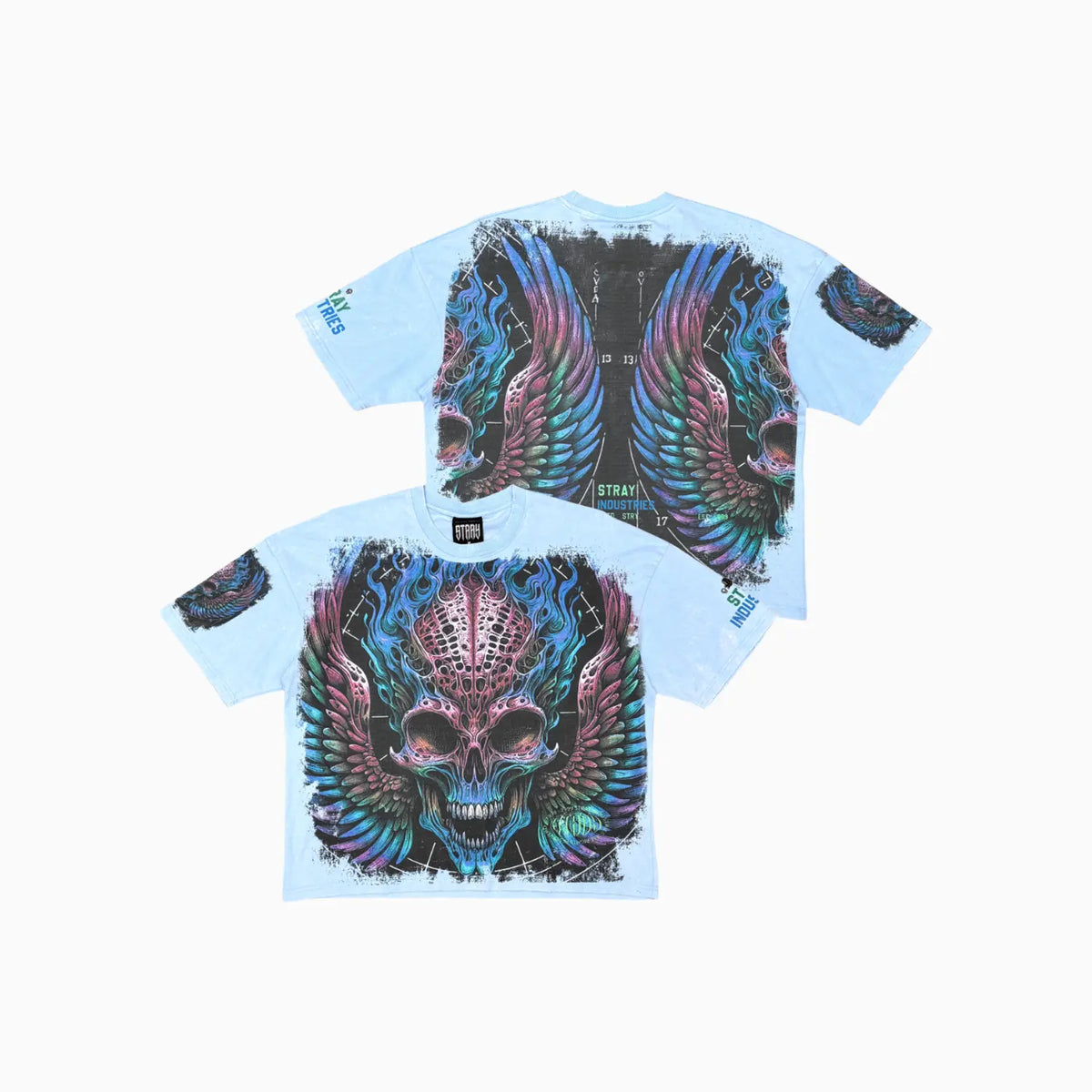Men's Burning Skull T-Shirt