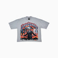 T-shirt homme à épaules tombantes "By Any Means Necessary"