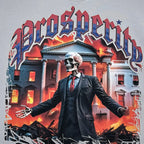 T-shirt homme à épaules tombantes "By Any Means Necessary"